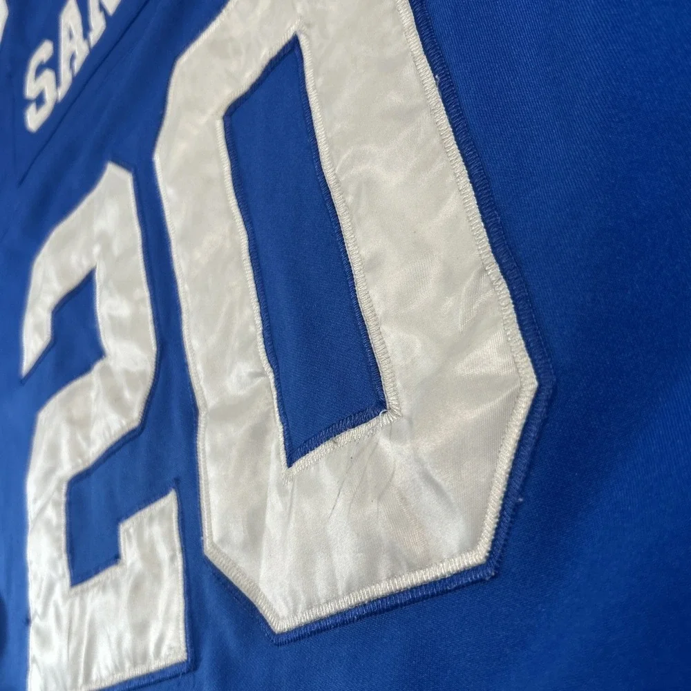 Authentic Barry Sanders Mitchell & Ness Jersey Detroit Lions 90s Sz 52 XXL NFL - Picture 16 of 16